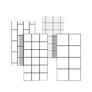 월 욕실시트지 인테리어 에코필름 35묶음 모네 30x60cm 그레이 10개 3묶음