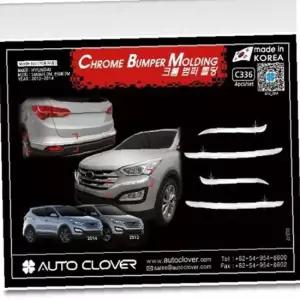 싼타페DM 크롬 범퍼몰딩 4pcs 자동차범퍼가드