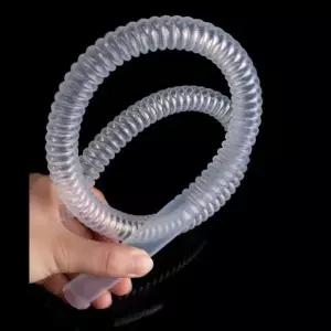 호환  PTFE 주름관 투명 PFA 주름관 아코디언 파이프 벨로우즈 부식 산성 알칼리 38 인치 38 인치