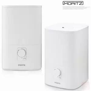 모리츠 4L 대용량 복합식가습기 초음파 가열식 가습기 360도 회전식 노즐 상부급수 사무실 가정용 신생아 