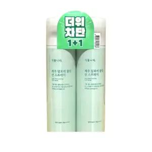 식물나라선스프레이 제주알로에 쿨링 뿌리는선크림 2개입 1개