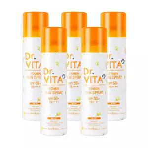 데이셀 닥터비타 선스프레이 150ml 5개 뿌리는 선크림