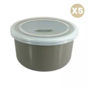 블루마마 도자기 용기 이유식 준비 돌 선물 400ml X5 BNA