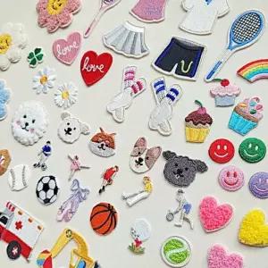 [룽스]자수 키링 만들기 골프 열접착 네임택