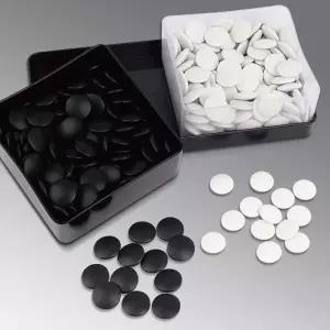 바둑알 교육용 19mm 안전바둑알 육형제 바둑통 포함