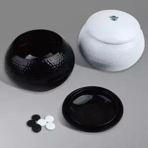 바둑알 보관함 원형 고급 바둑통 육형제 품질 좋은 저장통