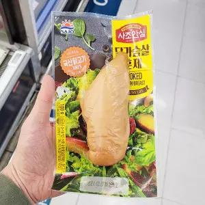 사조안심 닭가슴살 훈제 100g 아이스박스포장