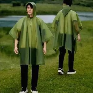 [하프클럽/셀러허브_여성트랜드패션]레인코트 남녀공용 판초우비 경량 캠