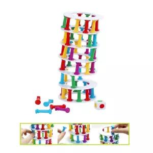 4세 집중력 소근육발달 원기둥 타워 젠가 두뇌개발 규칙배우기 창의력