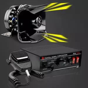 중장비 메가폰 사이렌 스피커 홍보 강사 고출력 경적 비상 확성기 앰프 지게차 마이크