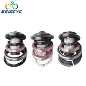 MTB 도로 자전거 베어링 헤드셋 1 1/8 1/2 테이퍼 스트레이트 포크 부품 스티어링