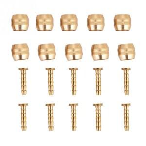 유압 디스크 브레이크 호스 올리브 커넥터 인서트 BH90 자전거 교체 부품 10 세트