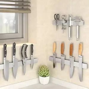 칼블럭 자석 주방 거치대 정리 보관 스텐 30cm