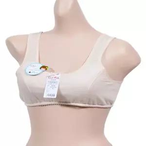 부드러운 코튼 스포츠 브라 항취 주니어 AA컵 바스트 보호
