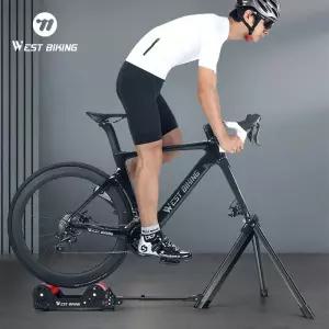 자전거로라 롤러 웨스트 바이킹 자전거 트레이너 자석 저항 사이클링 사무실 접이식 수납형 실내 운동용