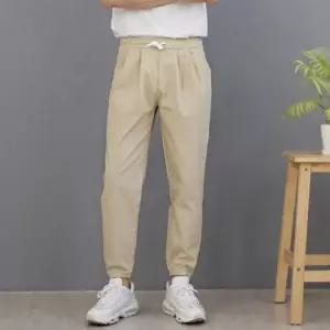 여름용 남성 린넨 밴딩 조거 팬츠 면 바지