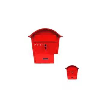우편함 YWG125W5 빨강 편지보관함 우체통