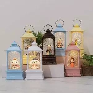 큐티 GHE908K0 사각 랜턴 워터볼 오르골 7종