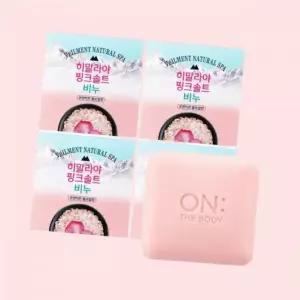 엘지생활건강 벨먼내추럴스파 히말라야 핑크솔트 담은비누 4개 4380640