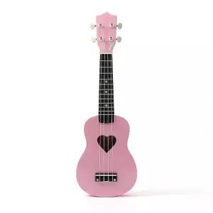 우쿨렐레 세트 소프라노 백양나무 핑크하트