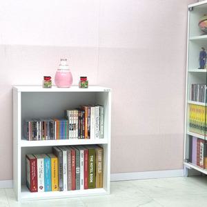 드림퍼니처 심플696 깊이30cm A4화일 2단 책장 3단 공간박스 다용도 수납장 피규어 장식장 틈새장 소형 책꽂이 소품장