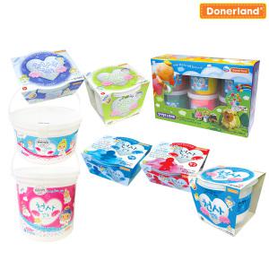 도너랜드 천사점토 350g 800g 벌크형 대용량 칼라점토 클레이