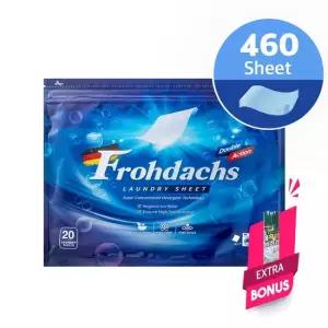 [폼청소세제 증 정] 고농축 시트 세탁세제 종이세제 460매 드럼세탁기 통돌이 겸용