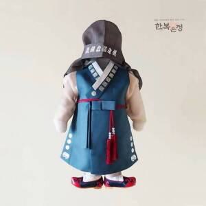 남아 아동 개량 도령 한복 (백일~15호) 남자 아기 어린이 선물 돌 잔치 유아 주니어 추석 설빔 퓨전 돌