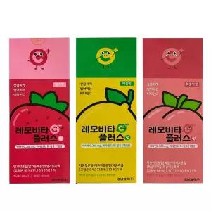 경남제약 레모비타 플러스정 120정[딸기, 레몬, 복숭아] 캔디류 상큼하게 씹어먹는 비타민c 어린이