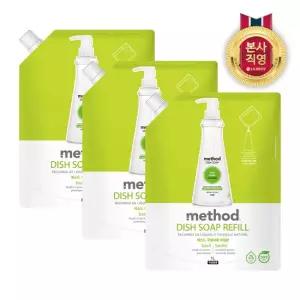 메소드 주방세제 리필 1L 바질 x 3개