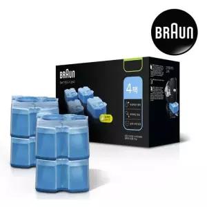 [브라운] 브라운 전기면도기 전용 세정액 3in1 클린 앤 리뉴 CCR4개입 dn