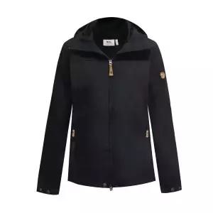 피엘라벤 스티나 바람막이 자켓 여성 후드 집업 블랙 89234-550