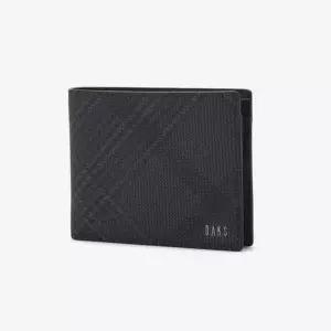 [닥스](강남점)DBWA4F093BK [EDINBURGH PVC]블랙 체크 가죽 반지갑