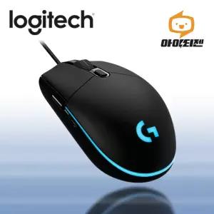 로지텍 G102 PRODIGY 정품 게이밍 PC방 유선마우스 벌크+하판 피트 추가제공