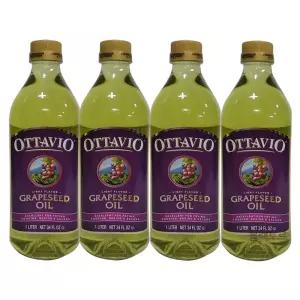 오타비오 포도씨유 1L X 4개 대용량 식용유 포도 오일 선물 코스트코