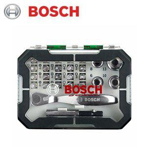 [보쉬]2607017322 라쳇 스크류 드라이버 비트세트 26피스 SDB Ratchet set(1440)