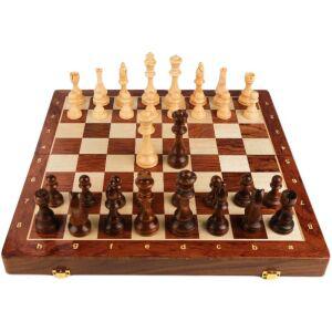 안나 원목 체스판 대형 접이식 체스 보드 고급 단단한 나무 세트