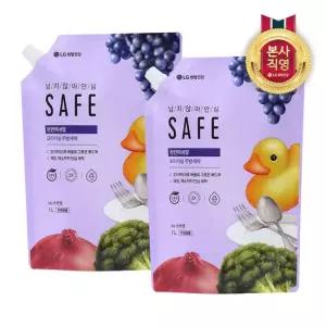 세이프 천연미네랄 주방세제 리필 1L 오리지널 x 2개