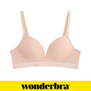 [Wonderbra]원더브라  스포츠 아웃밴드 노와이어 브라 베이지 WBWBR4M23A