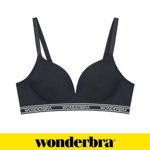 [Wonderbra]원더브라  스포츠 아웃밴드 노와이어 브라 블랙 WBWBR4M25A