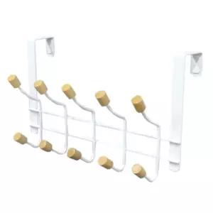 대10구 문걸이 소품걸이 행거용품 도어훅 행거 우드 (WFGTN76)
