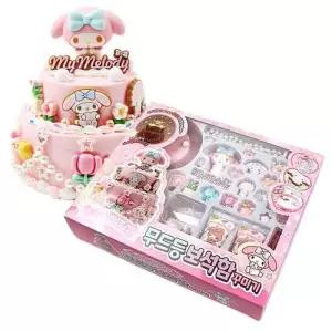 보석함만들기세트 마이멜로디 DIY 2단 보석함 무드등 데코 키트 1P 파츠