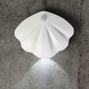 현관 조명 3색 화이트 조개형 방문 충전 벽등 옷장 (WFHS1S2)