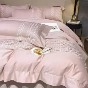 순면 KLK 커버 세트 침구 자수 핑크 (WFHJM0F)