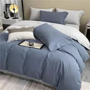 블루+그레이 커버 순면 세트 KLK 침구 (WFHJM0S)