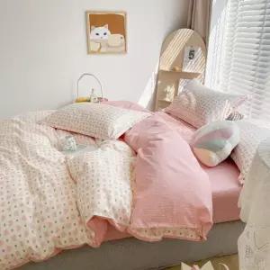 핑크 순면 세트 침구 하트 KLK 커버 (WFHJM0M)
