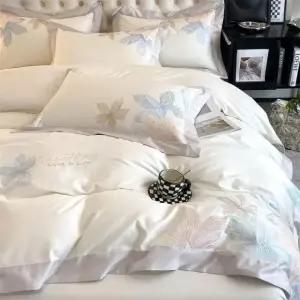 QK 화이트 커버 순면 플라워 세트 침구 (WFHJIFG)