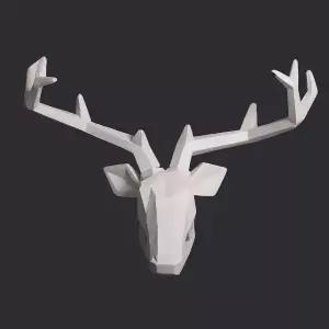 아트피플 조각상 인테리어 동물장식품 머리 사슴 (WFHJGDY)