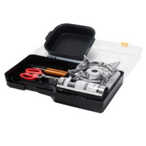 맥스 미니 가스렌지+가위+집게+그릴+케이스 가스렌지 풀세트