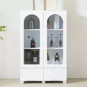 마롱 화이트 800 피규어 건담 양주 레고장 3단 위스키 술 장식장